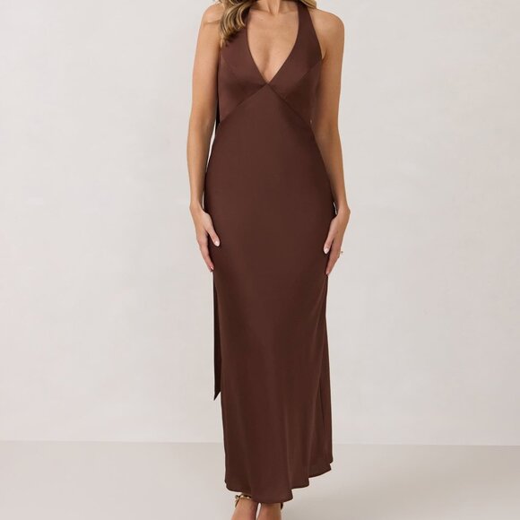 Park & Fifth Hayden Dress Size MM / Chocolate - Picture 1 of 5